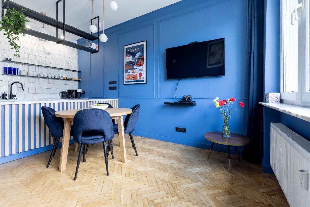 Blue Door Apartment, Swietojanska, Srodmiescie Гдыня Экстерьер фото